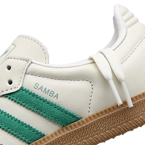 Adidas Originals Samba OG Męskie Biało-zielone - obrazek 7