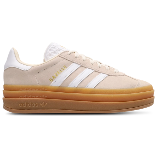 Adidas Gazelle Bold Damskie Białe Złote