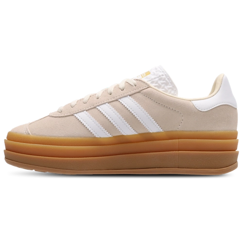 Adidas Gazelle Bold Damskie Białe Złote - obrazek 2