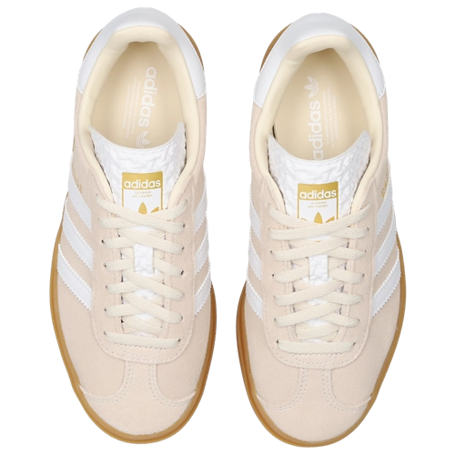 Adidas Gazelle Bold Damskie Białe Złote - obrazek 3