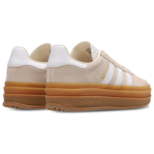 Adidas Gazelle Bold Damskie Białe Złote - obrazek 4